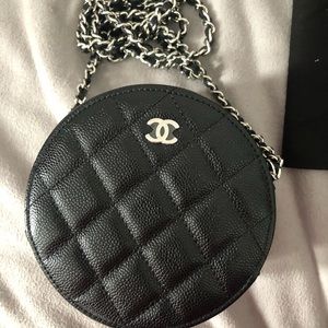 Chanel Round coin clutch